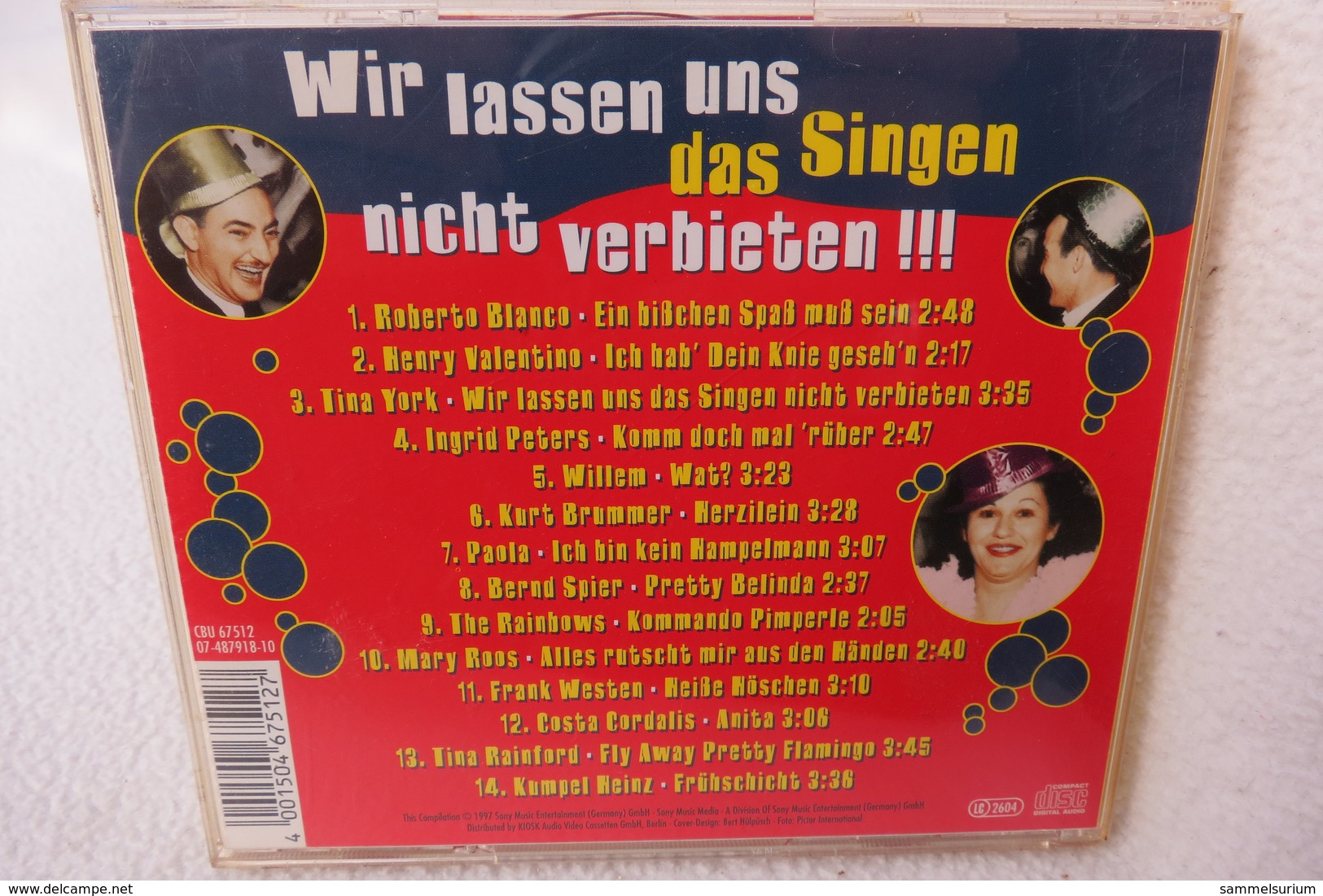 CD "Wir Lassen Uns Das Singen Nicht Verbieten" Die Gnadenlosesten Deutschen Stimmungslieder - Autres - Musique Allemande