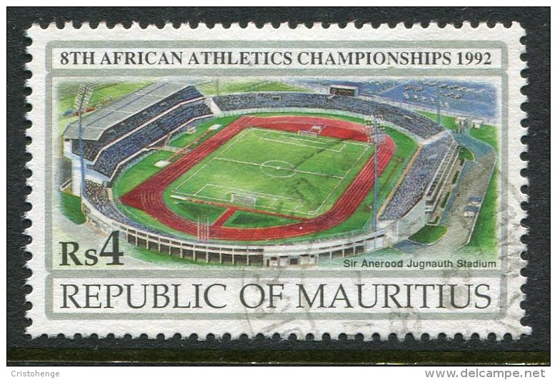 Mauritius 1992 8th African Athletics Championships, Port Louis - 4r Value Used (SG 868) - Mauritius (1968-...)