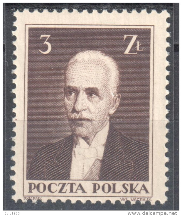 Poland 1935 President Ignacy Moscicki - Mi. 311 - MNH (**) - Unused Stamps