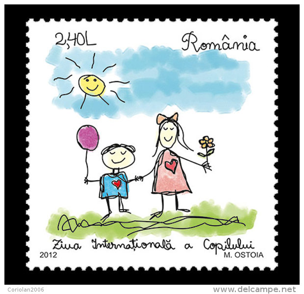 Romania 2012 / International Children´s Day / Set 1 Stamp - Nuovi