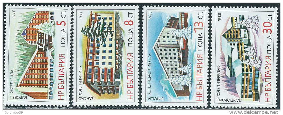 Bulgaria 1988 Nuovo** - Mi.3717/20  Yv.3216/9 - Nuovi