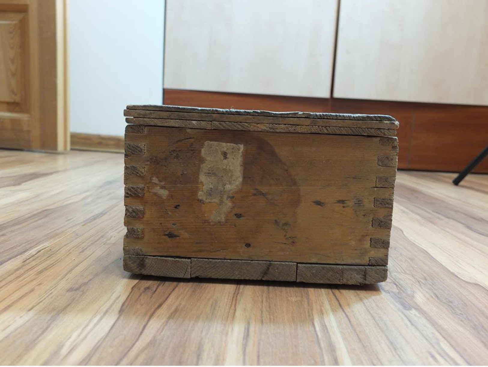 Panzerschreck ammunition WOOD BOX-original WWII German BATTLEFIELD Relic!!!