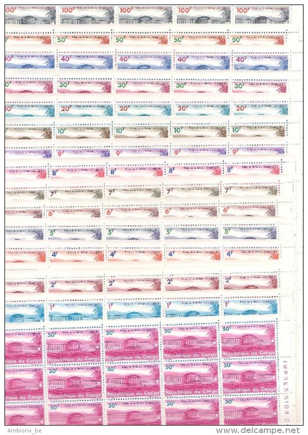 551-566 En Feuilles De 50 Timbres - Neufs