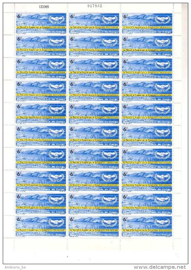 599-604 En Feuilles De 30 Timbres - Neufs