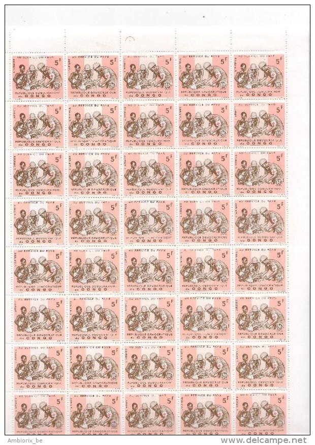 605-610 En Feuilles De 50 Timbres - Nuevas/fijasellos