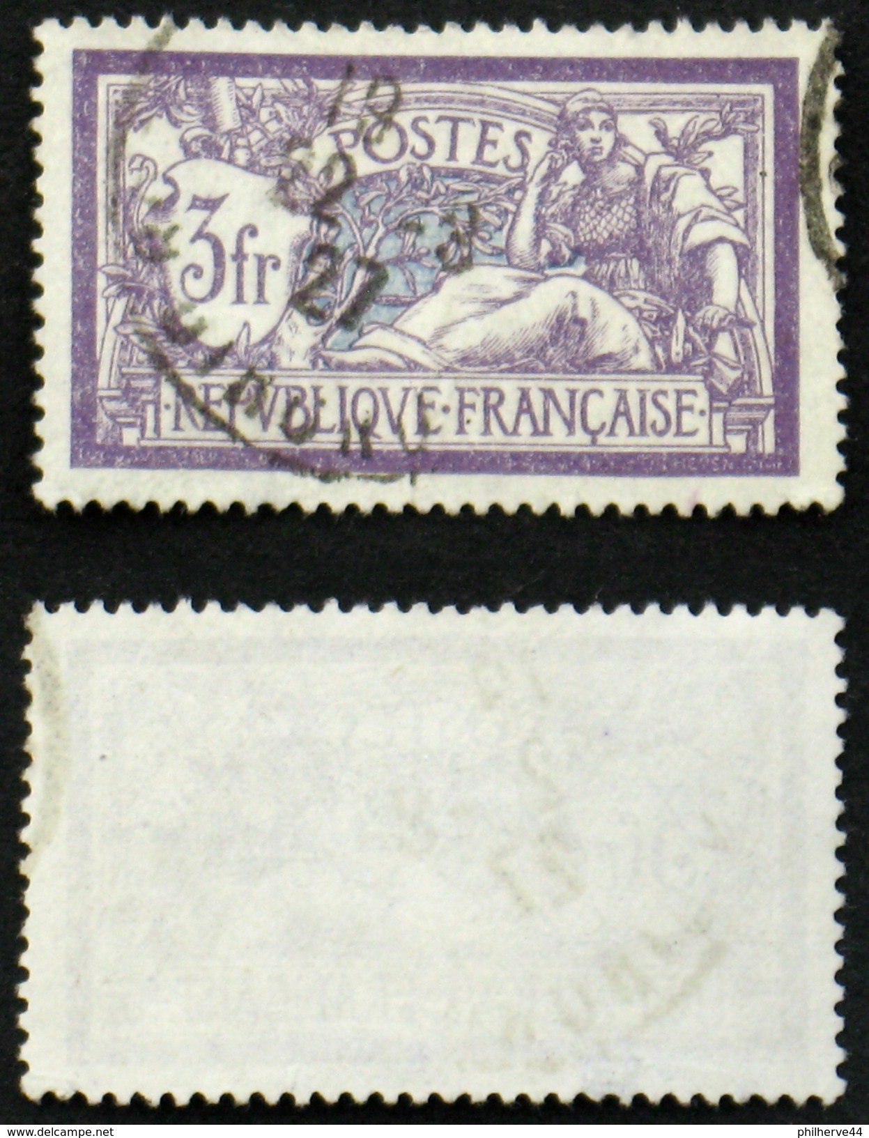 N° 206 MERSON 3F Oblit TB Cote 8€ - 1900-27 Merson