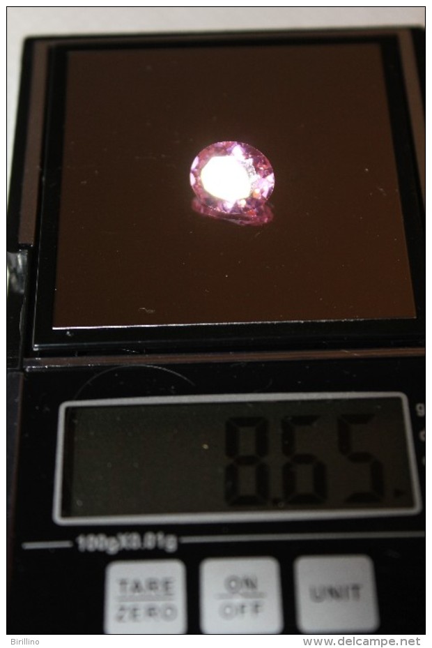 228 - Zirconia Cubica Ovale Rosa - Ct. 8.75 - Zircon