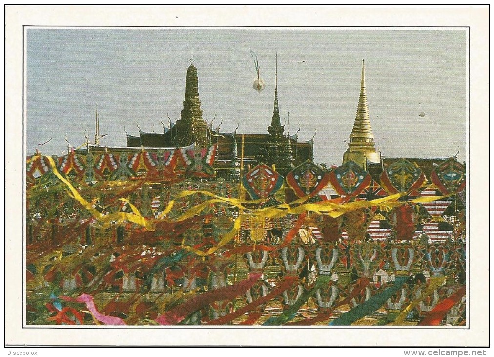 R3017 Thailand - Bangkok - Il Wat Phra Keo - Cartolina Con Legenda Descrittiva - Edizioni De Agostini - Asia