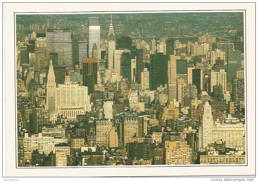 R3018 USA - New York - Veduta Di Manhattan - Cartolina Con Legenda Descrittiva - Edizioni De Agostini - America