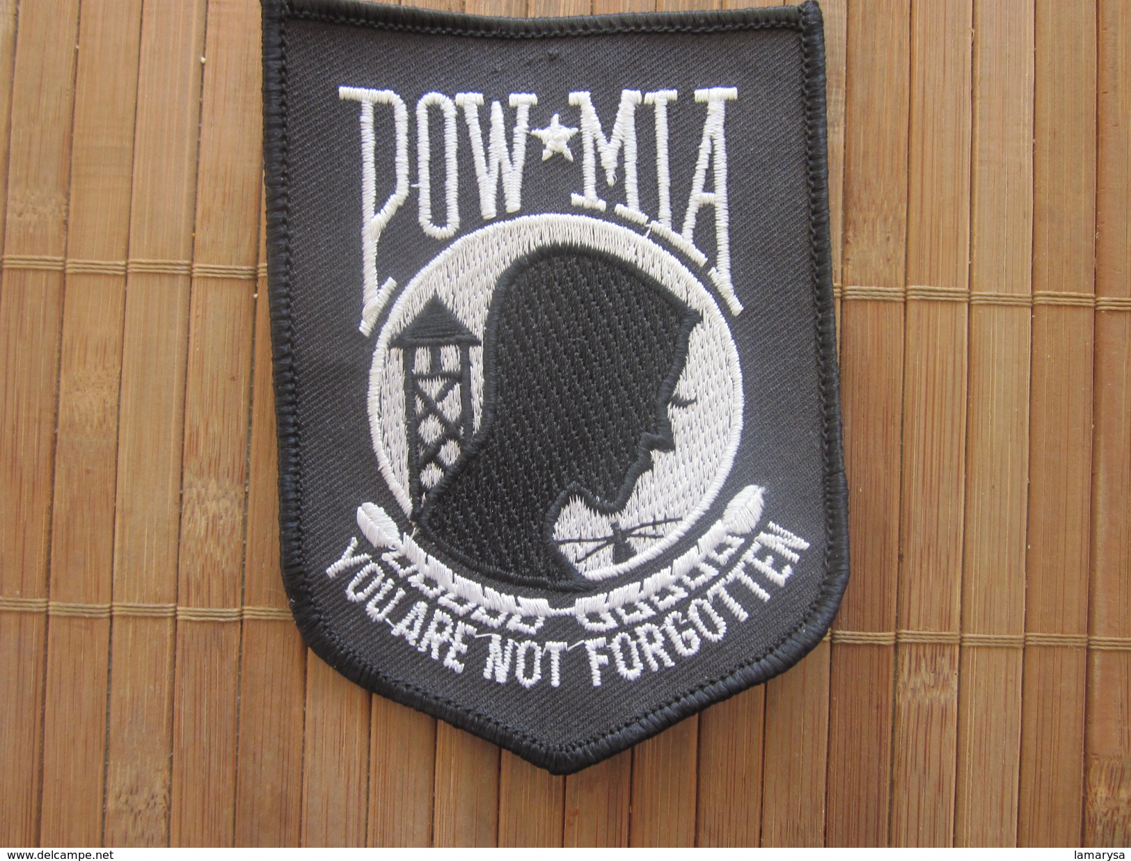 United States POW MIA KIA WIA Honor Glory Freedom Embroidered Fates Of Americans Still Prisoners Militaria ARMY  Écusson - Patches