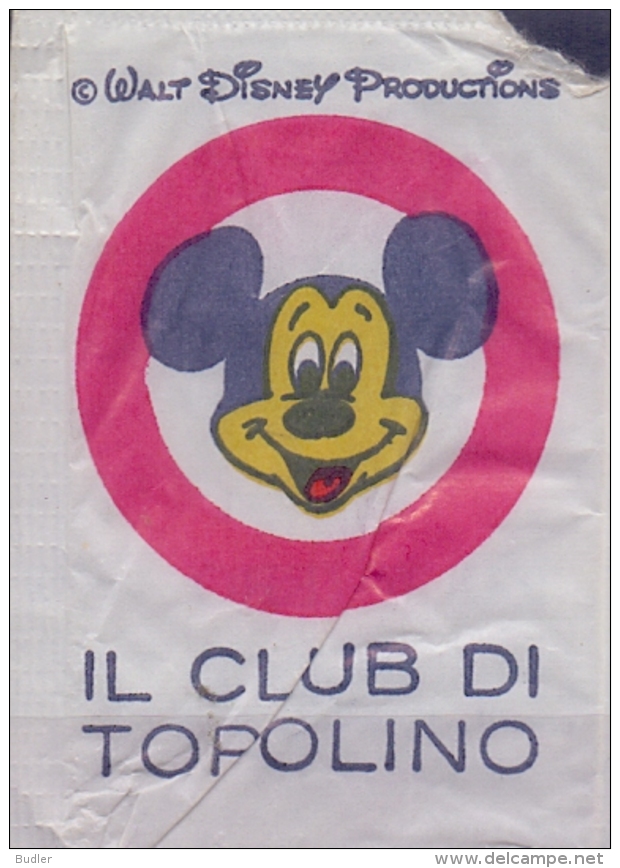 ITALIA : Suikerzakje/Sachet De Sucre/Sugar Package :  ## Walt Disney Productions : Il Club Di TOPOLINO ## - Sucres