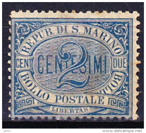 SAINT-MARIN 1892-94 YT N° 12, 14, 16 Et 17  * - Neufs