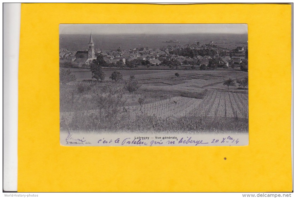 CPA - LATRECEY - Vue Générale   - Vignes - Berthenet éditeur - Autres & Non Classés