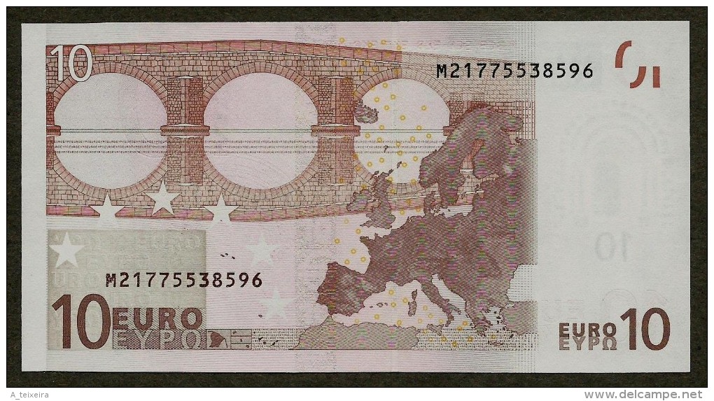 Portugal - M - 10 Euro - U003 I1 - M21775538596 - Trichet - UNC - 10 Euro