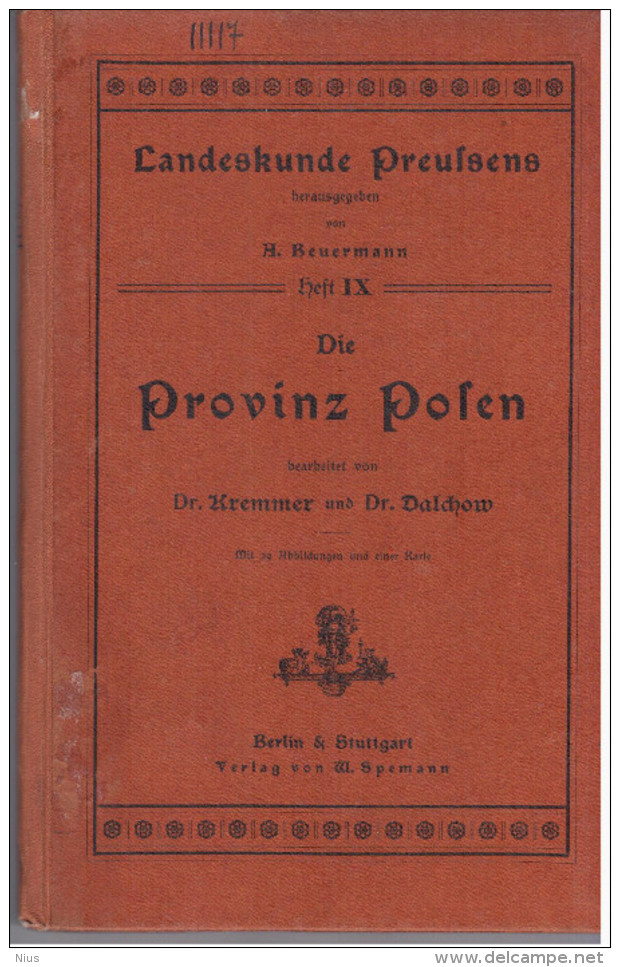 Germany Deutschland Poland Polska 1911 Die Provinz Polen, Map - Sonstige & Ohne Zuordnung