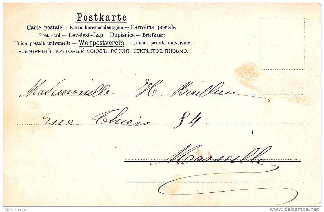 [DC3442] CPA - RITRATTO DI BAMBINA - Viaggiata 1901 - Old Postcard - Ritratti