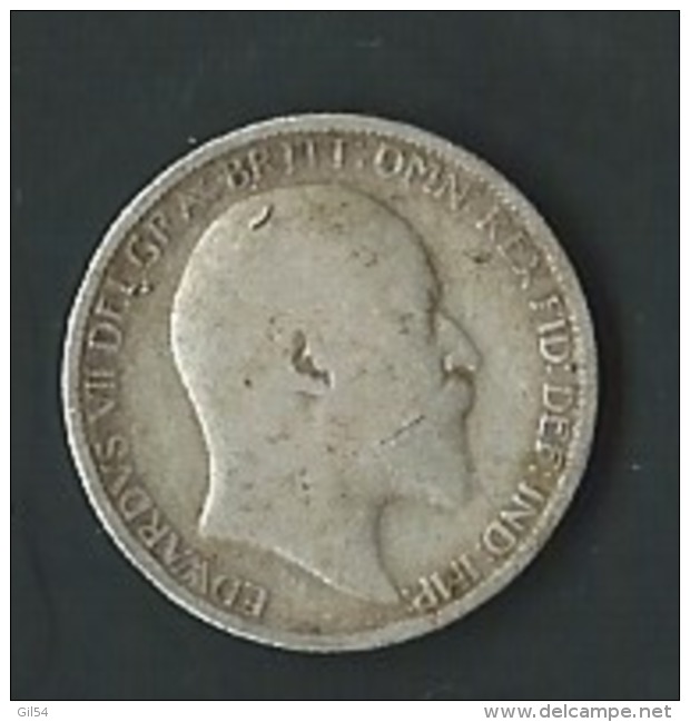 GRANDE BRETAGNE. 6 PENCE 1907 .EDWARD VII .ARGENT  Pia20102 - H. 6 Pence