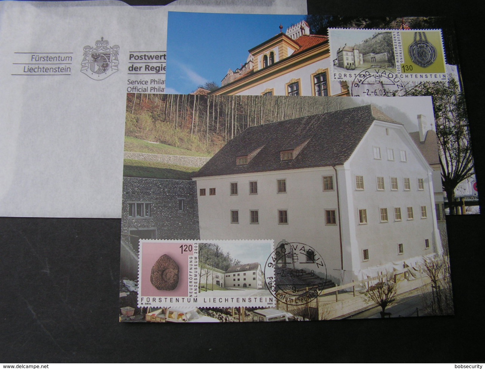 Lichtenstein 2003 Museum Vaduz 1319-1320 Michel &euro; 4,0  MK 217 - Used Stamps