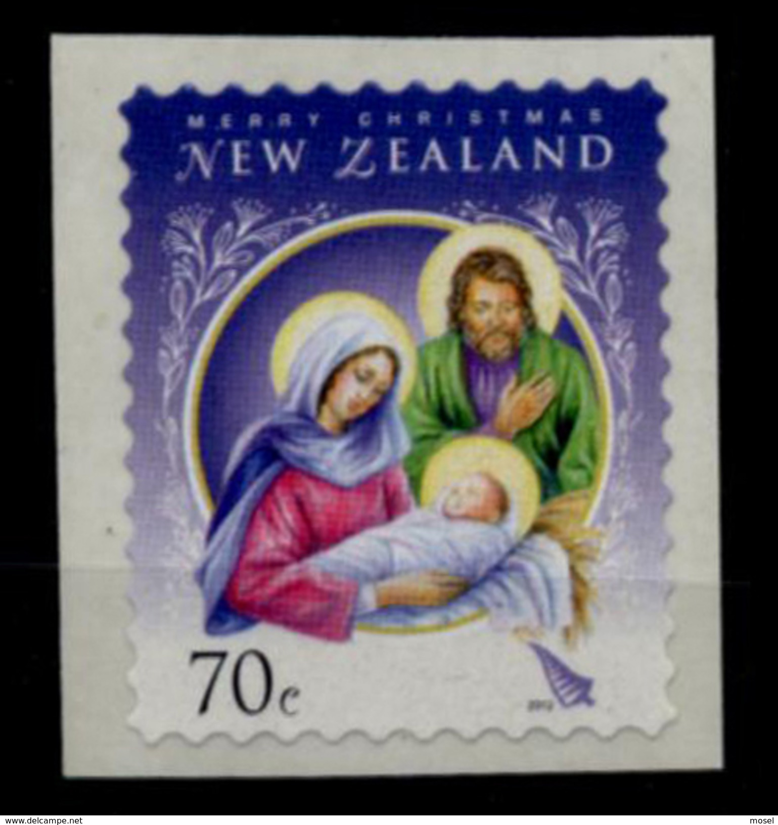 2012 New Zealand Self Adhesive Christmas Sg3401b - Ongebruikt