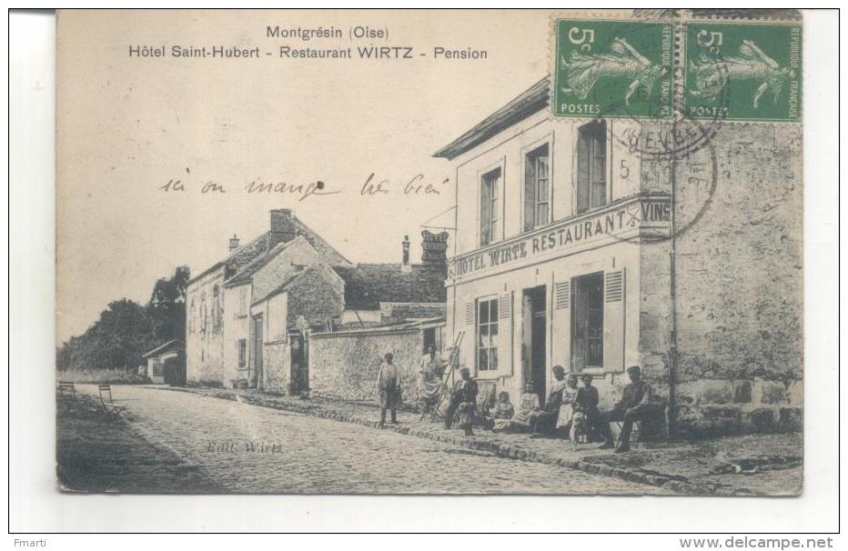 Montgrésin, Hotl Saint Hubert, Restaurant Wirtz, Pension - Autres & Non Classés