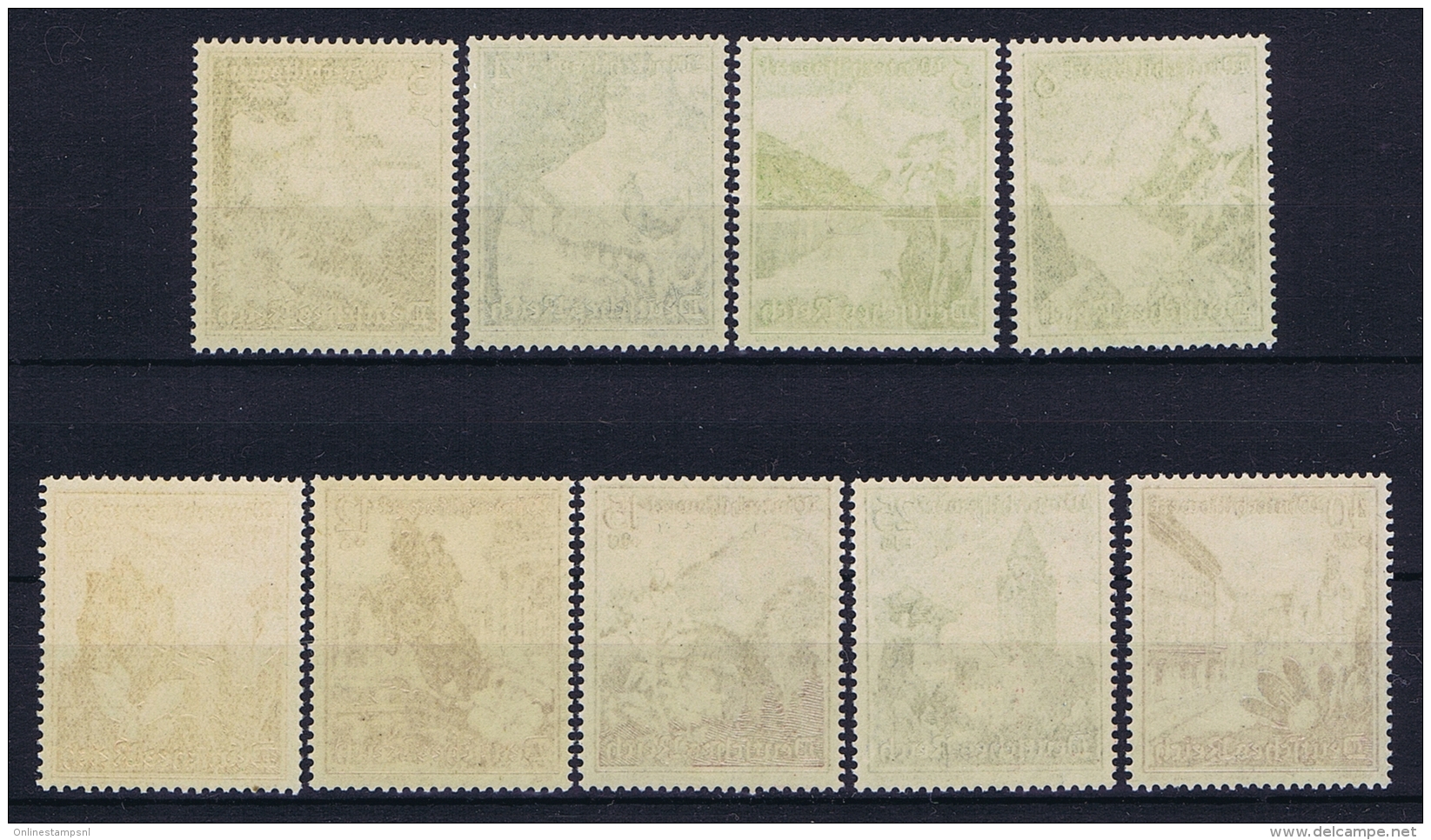 Deutsches Reich 1938 Mi 675 - 683 Winterhilfe  MNH/**/postfrisch/neuf Sans Charniere - Ungebraucht