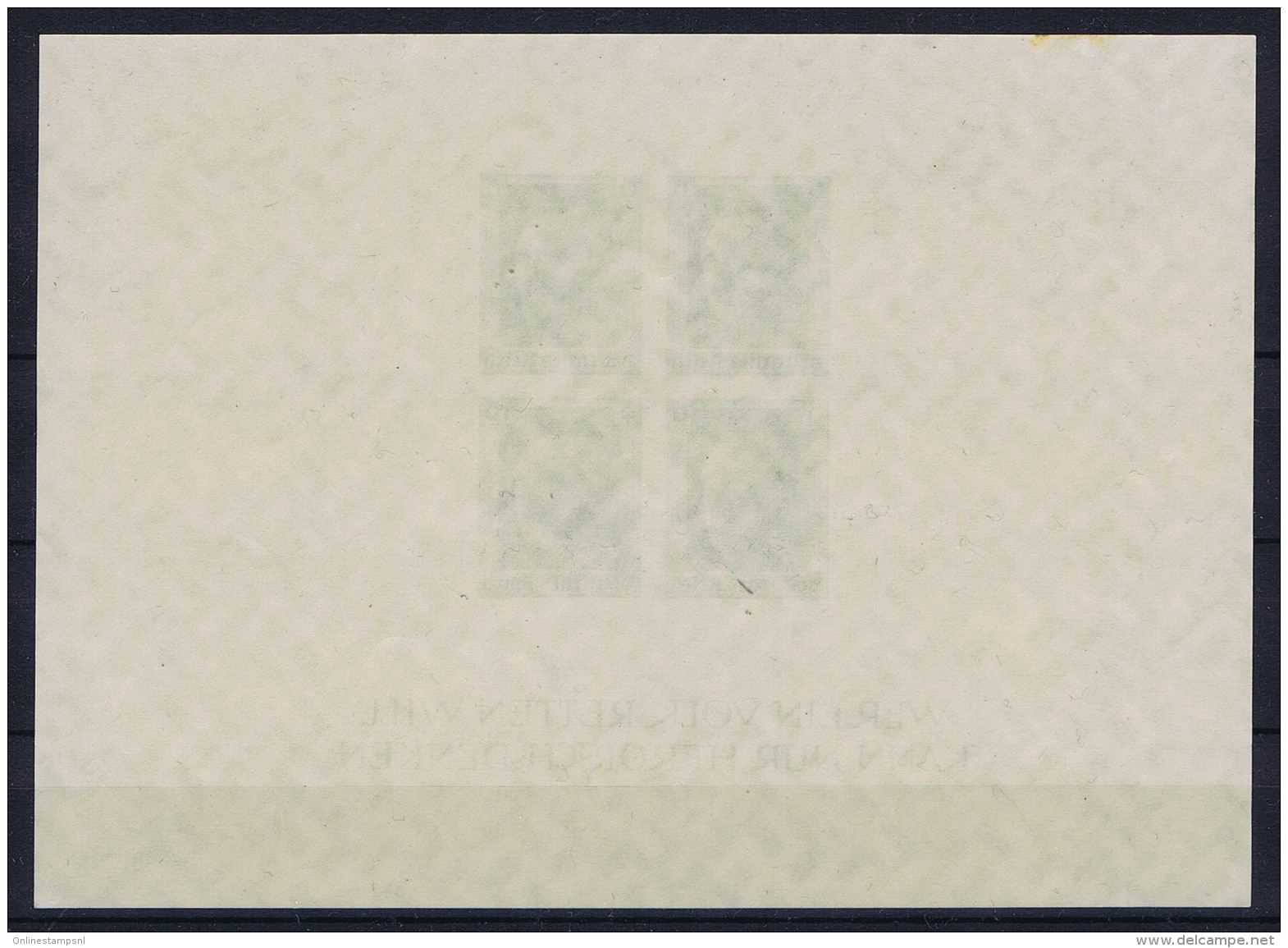 Deutsches Reich 1937 Mi Block Nr 8   MNH/**/postfrisch/neuf Sans Charniere At Top Back Small Spot - Blocchi