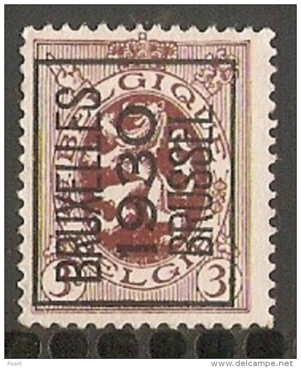 Brussel  1930  Nr. 222A - Typos 1929-37 (Heraldischer Löwe)