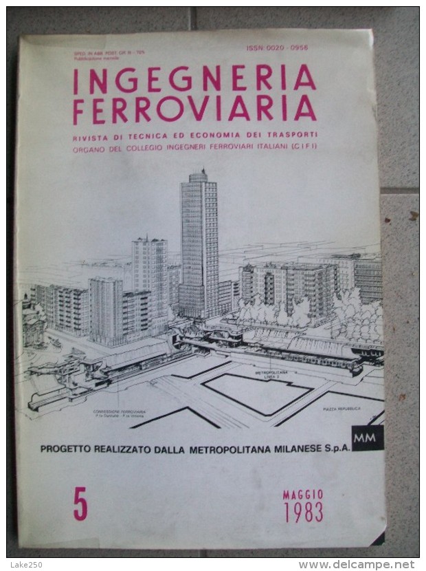 INGEGNERIA FERROVIARIA  MAGGIO 1983 - Motori