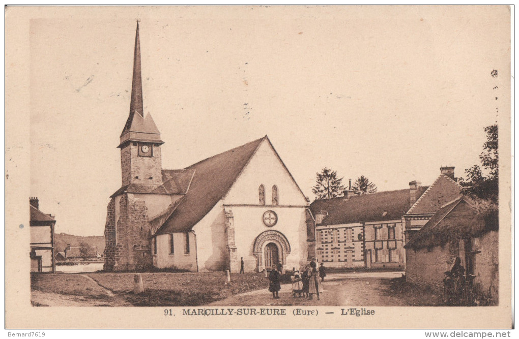 27 Marcilly Sur Eure  Eglise - Marcilly-sur-Eure