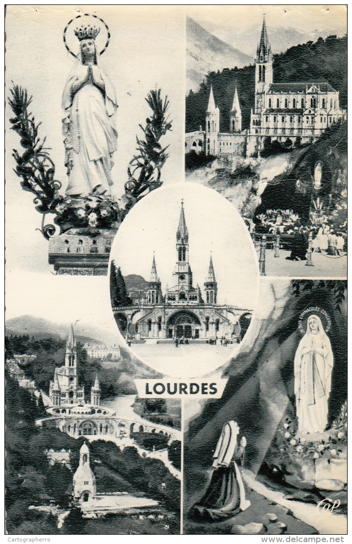 CPA Lourdes Multi Vues - Lourdes