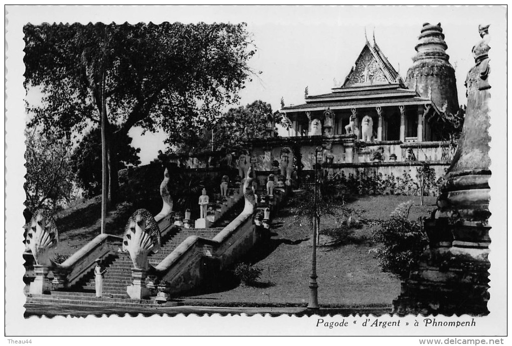 ¤¤  -  Carte-Photo  -   CAMBODGE    -   PHNOMPENH    -  Pagode " D' Argent "      -  ¤¤ - Kambodscha