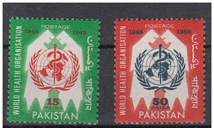 PAKISTAN - 1968 - TIMBRES N°249/250** - Pakistan