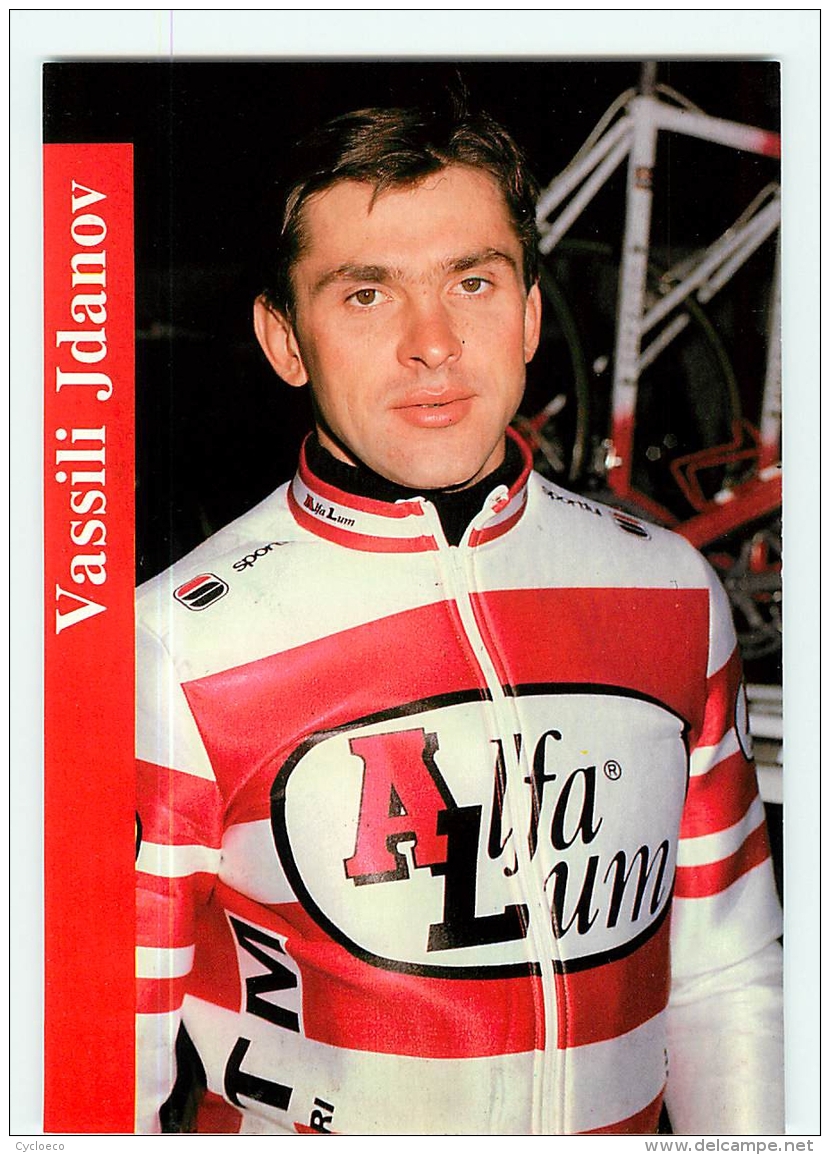 Vassili JDANOV . 2 Scans. Cyclisme. Alfa Lum 1989 - Cyclisme