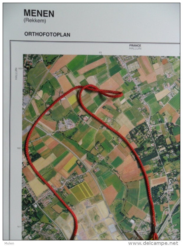 PHOTO AERIENNE GROTE-LUCHT-FOTO ©1990 NEUVILLE-EN-FERRAIN RONCQ HALLUIN TOURCOING REKKEM MENEN MENIN ORTHOFOTOPLAN R748 - Tourcoing