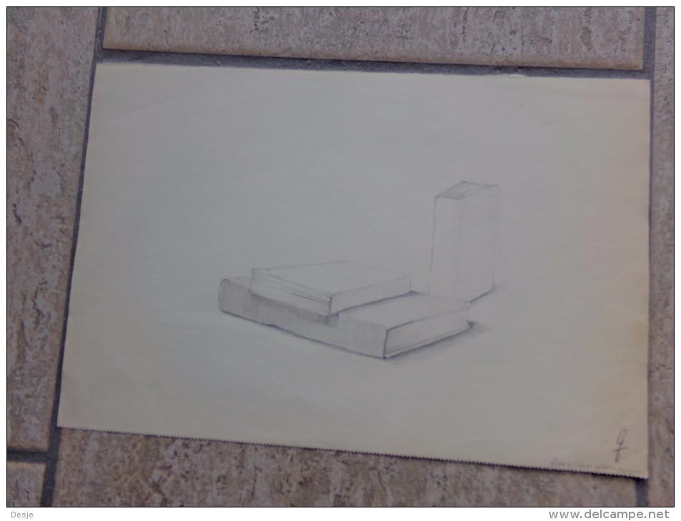 Voorstudie 3 Boeken Door Lieve Vandermarliere - Tekeningen