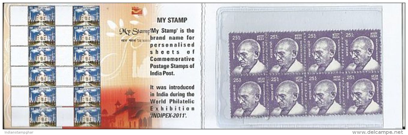 Mahatma Gandhi Father Of Nation, Stamp Booklet,Content 10 Gandhi Mint Stamp,By India Post  As Per Scan , - Buddhismus