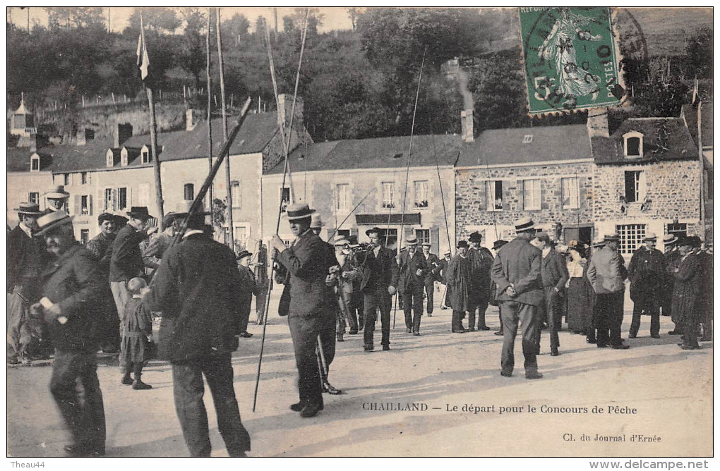 ¤¤  -   CHAILLAND    -   Le Départ Pour Le Concour De Pêche    -  ¤¤ - Chailland