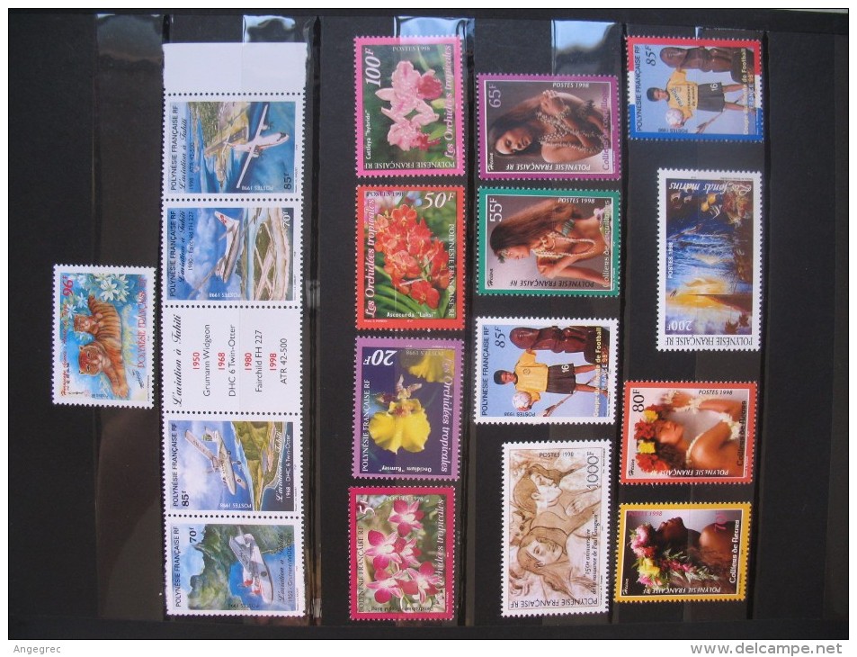 Océanie  1998   Timbres   N°555 à 577 + BF 23    Neuf **  Très Bon état   Côte   94.90  € - Unused Stamps