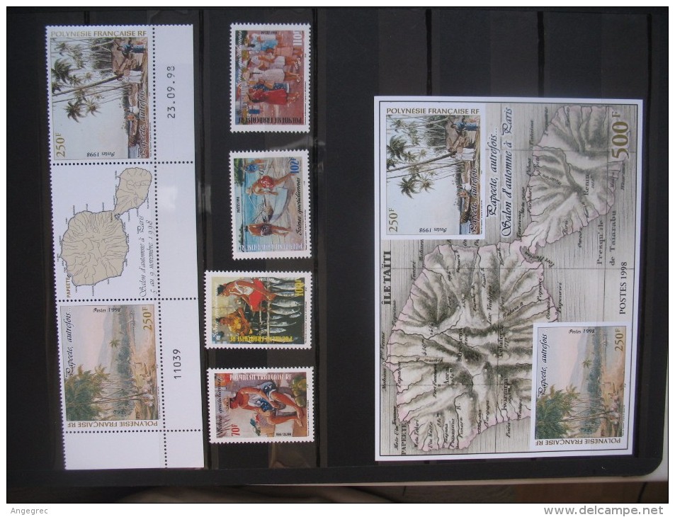 Océanie  1998   Timbres   N°555 à 577 + BF 23    Neuf **  Très Bon état   Côte   94.90  € - Unused Stamps