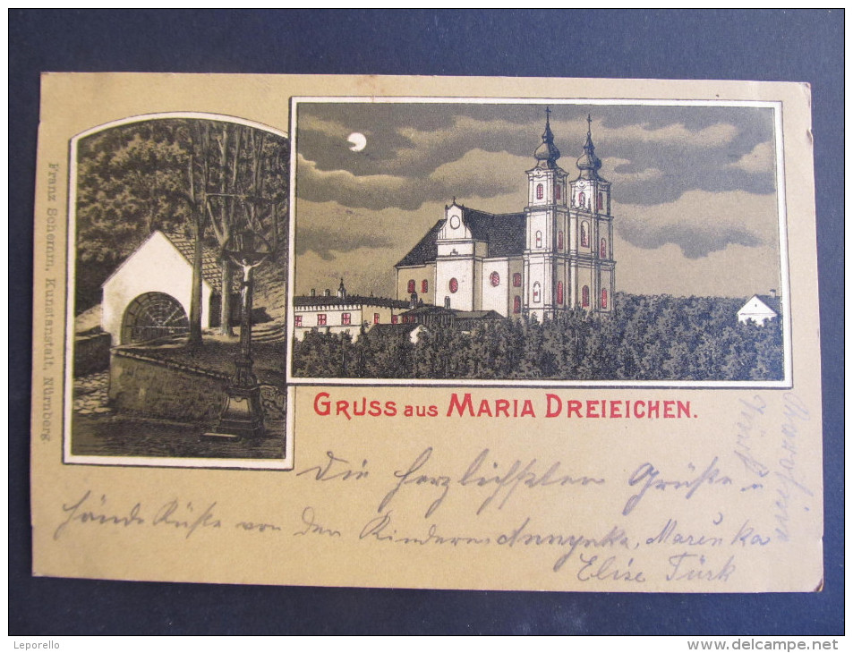 AK MARIA DREIEICHEN B. ROSENBURG Litho 1900/// D*21201 - Rosenburg