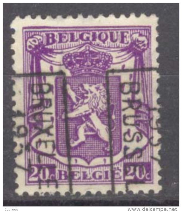 België/Belgique  Preo  N°6052 B  Bruxelles 1937 Brussel. - Rollenmarken 1930-..