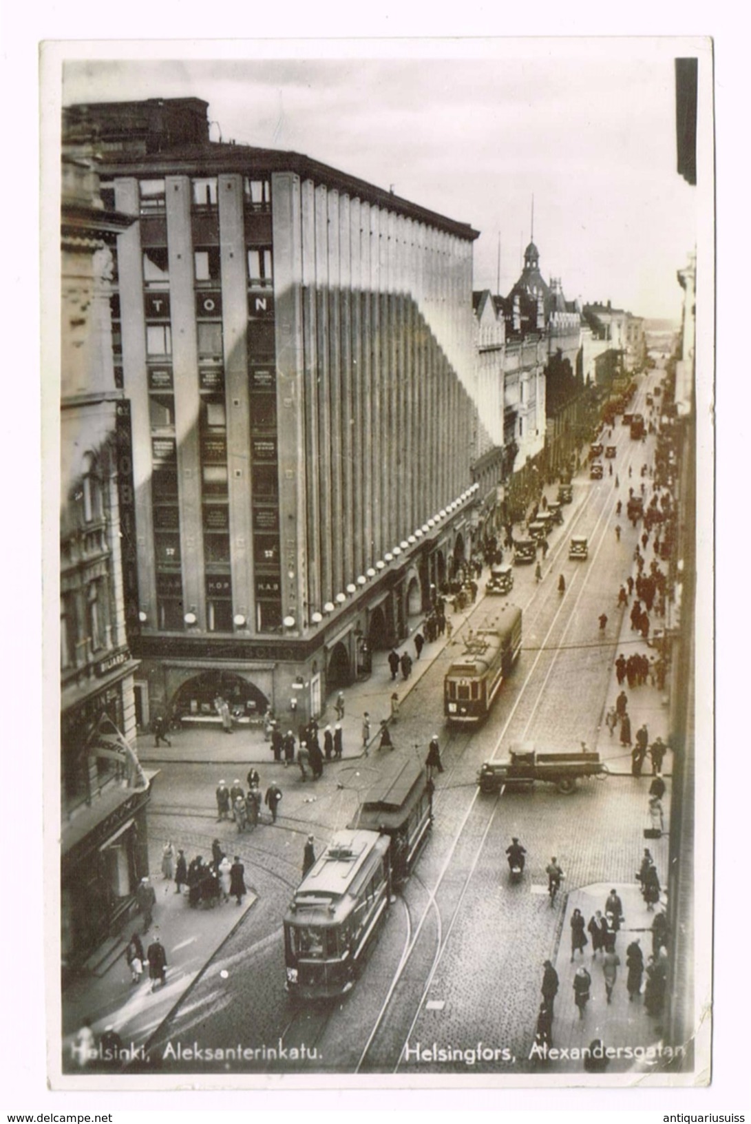 Finland-Suomi-Helsinki-Aleksanterinkatu-Helsingfors,Alexandersgafan 1949 - Finlande