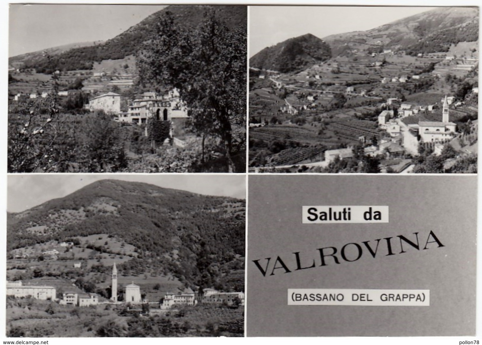 SALUTI DA VALROVINA - BASSANO DEL GRAPPA - VICENZA - 1968 - Vicenza