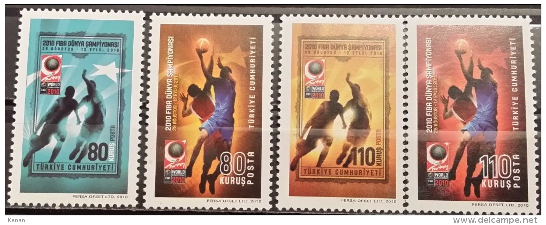 Turkey, 2010, Mi: 3840/43 (MNH) - Unused Stamps