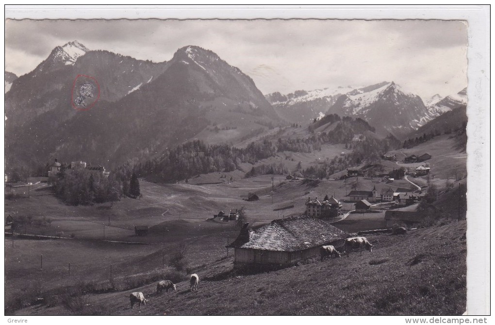 Les Sciernes D´Albeuve. Pâturage, Chalet, Troupeau - Albeuve