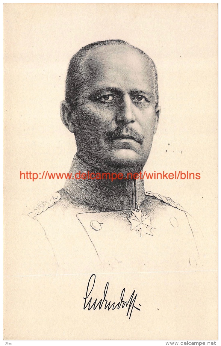 Generalleutnant Von Ludendorff - Guerre 1914-18