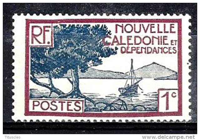 NOUVELLE CALEDONIE 139** 1c Brun Carminé Et Bleu Baie De La Oointe Des Palétuviers - Neufs