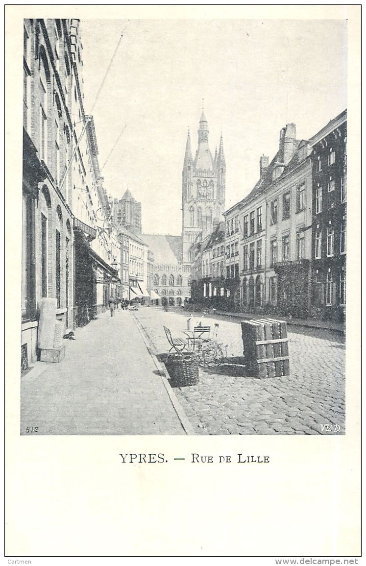 BELGIQUE  YPRES RUE DE LILLE  ETALAGE - Autres & Non Classés