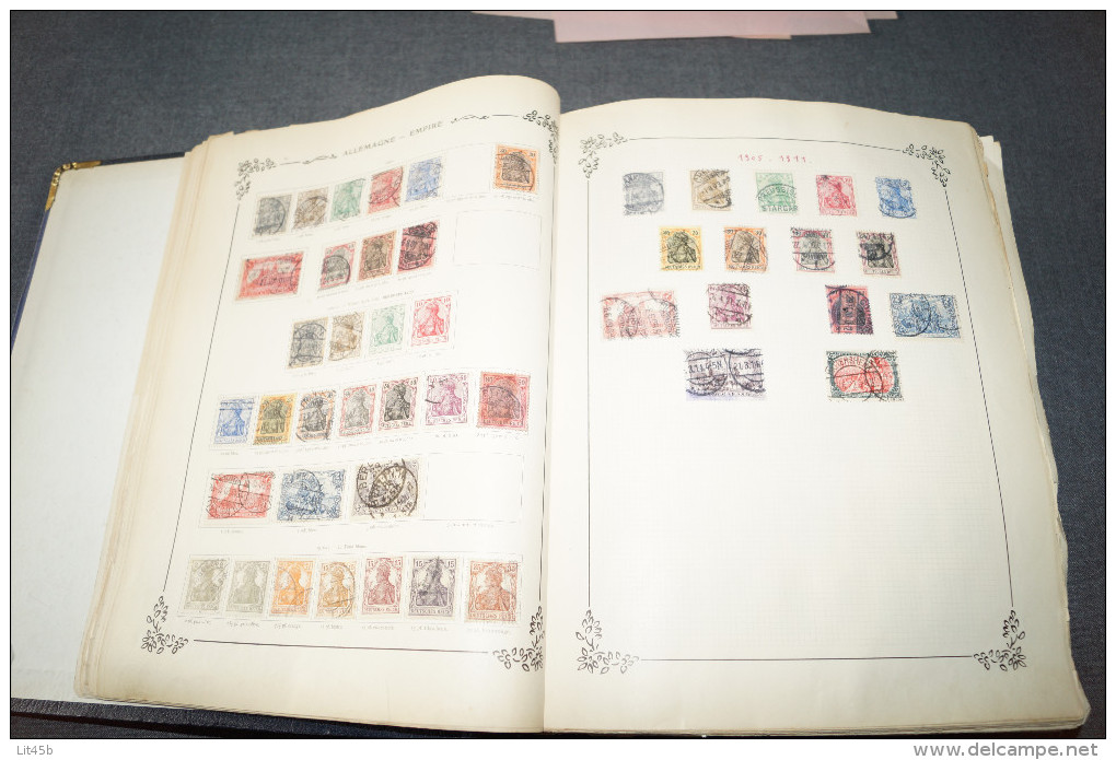 grosse collection d'anciens Timbres Allemand,du neuf et de l'oblitérés sur petite charnière,voir photos