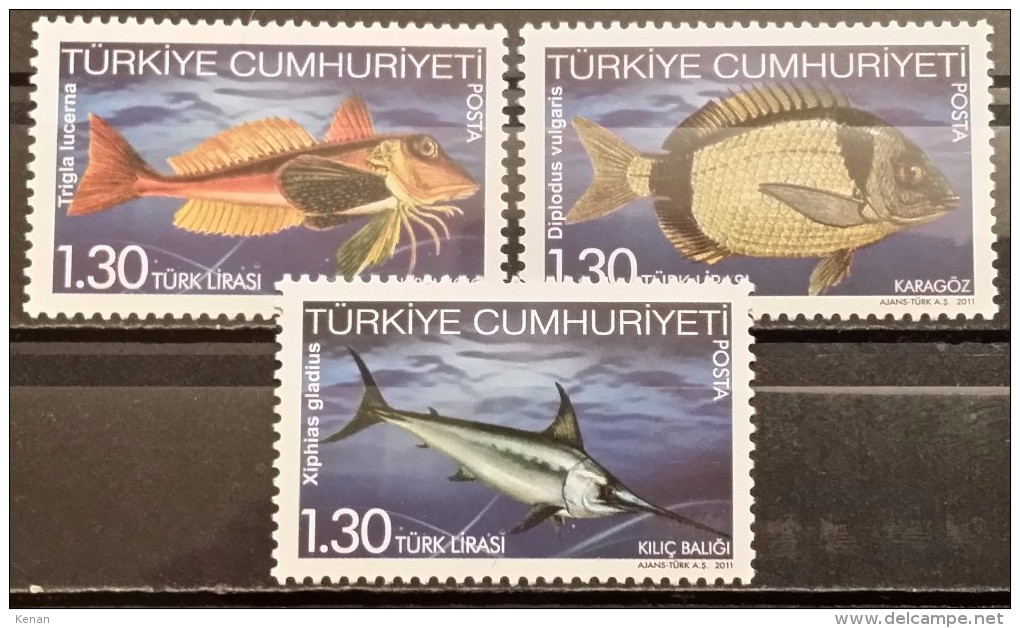 Turkey, 2011, Mi: 3874/76 (MNH) - Unused Stamps